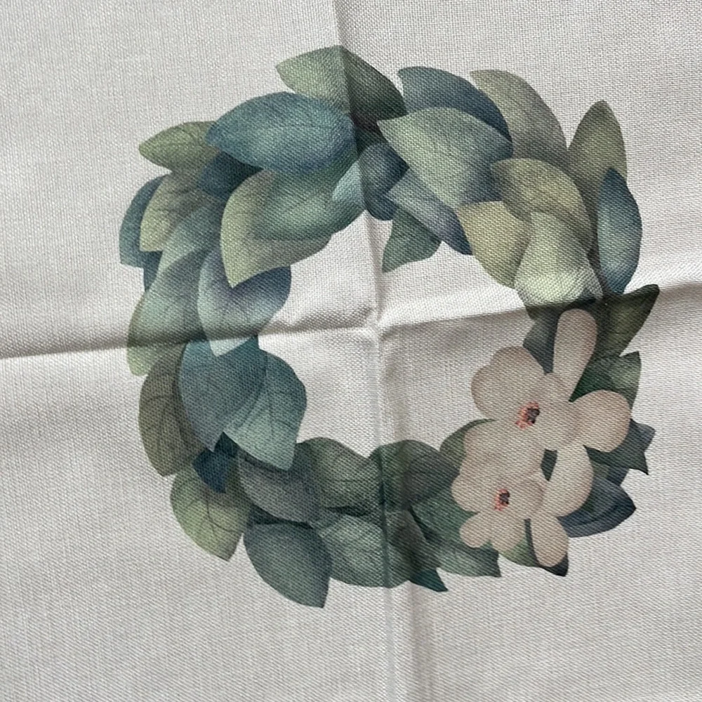 NWT Set of 4 cottage core linen canvas 18in square pillow covers